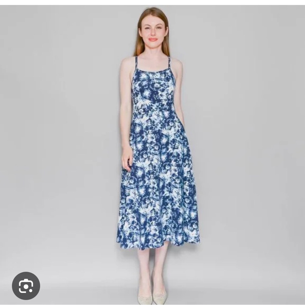 Pact for and flare shelf bra tie dye blue xl